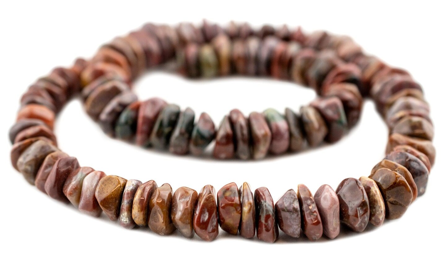 TheBeadChest Red Jasper Chip Beads (10-17mm)