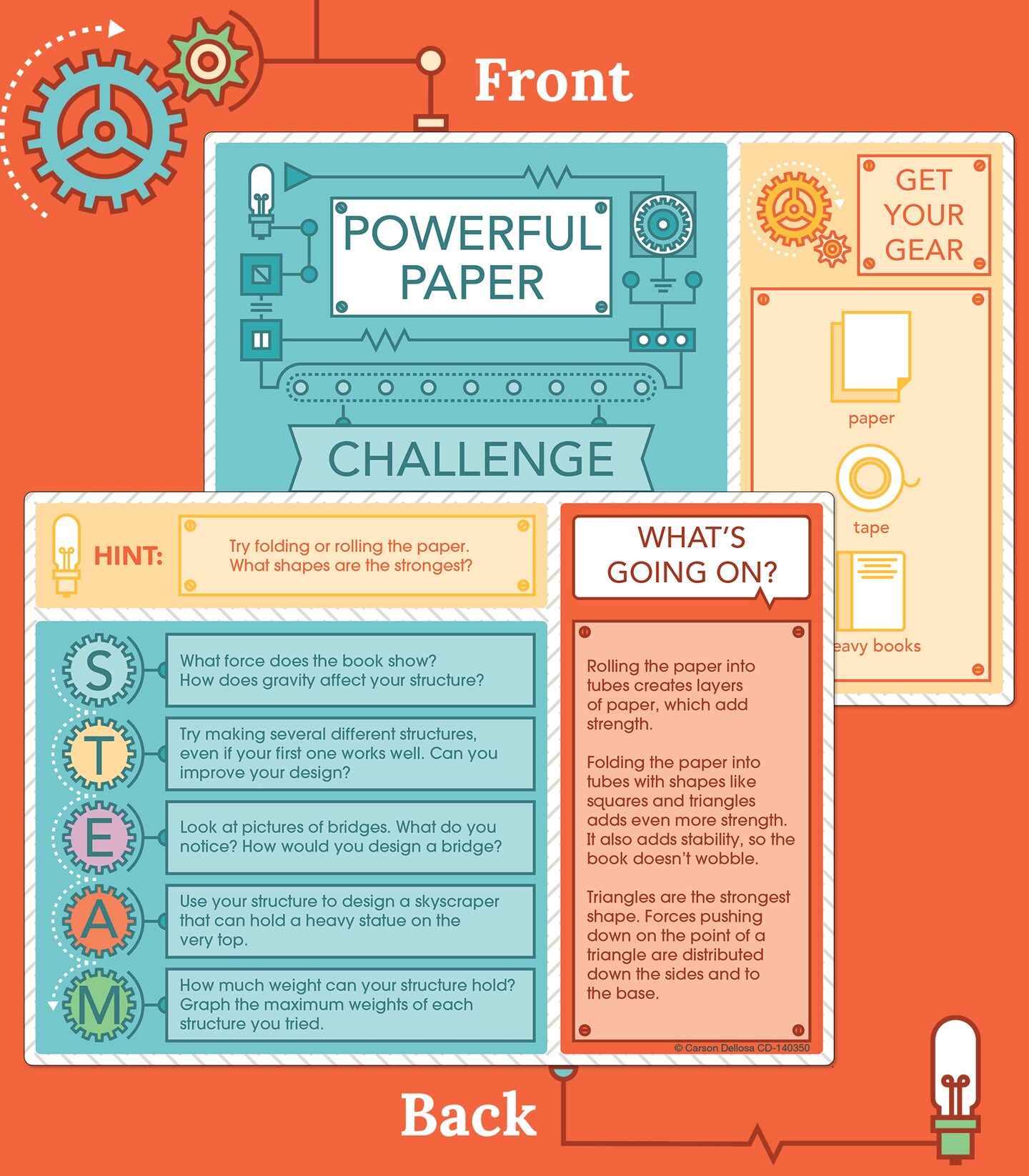 Carson Dellosa Stem Challenges, Seasonal, Physical, Life, Earth and Space Science Kits for Kids Ages 8-12, Educational Games and Experiments for 3rd Grade and Up