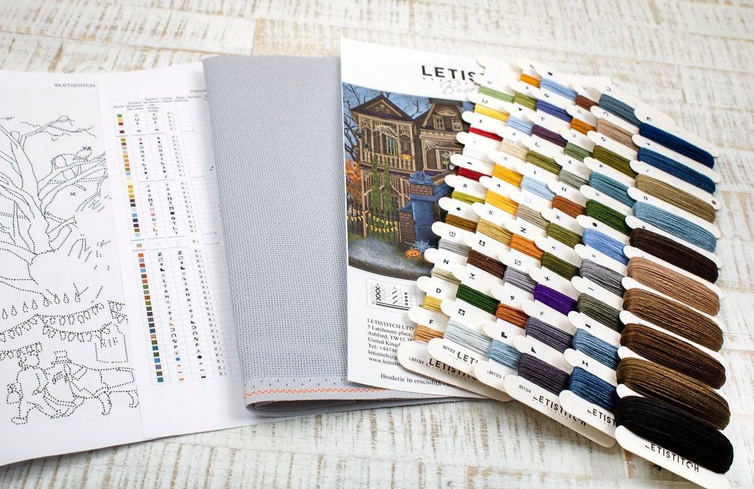 Counted Cross Stitch Kit Moonlight Manor L8013