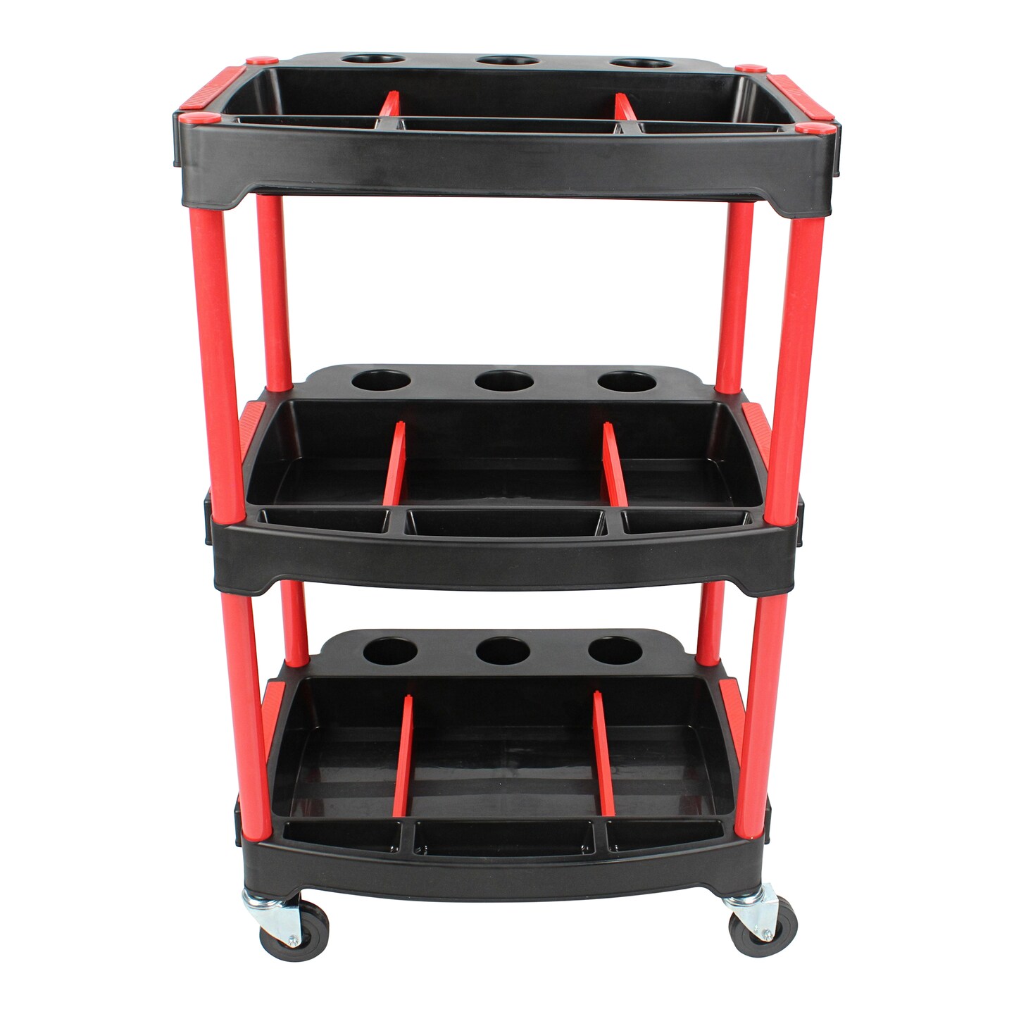 ABN 3 Tier Rolling Carts with Wheels Organizer Storage Carts for Car Detailing