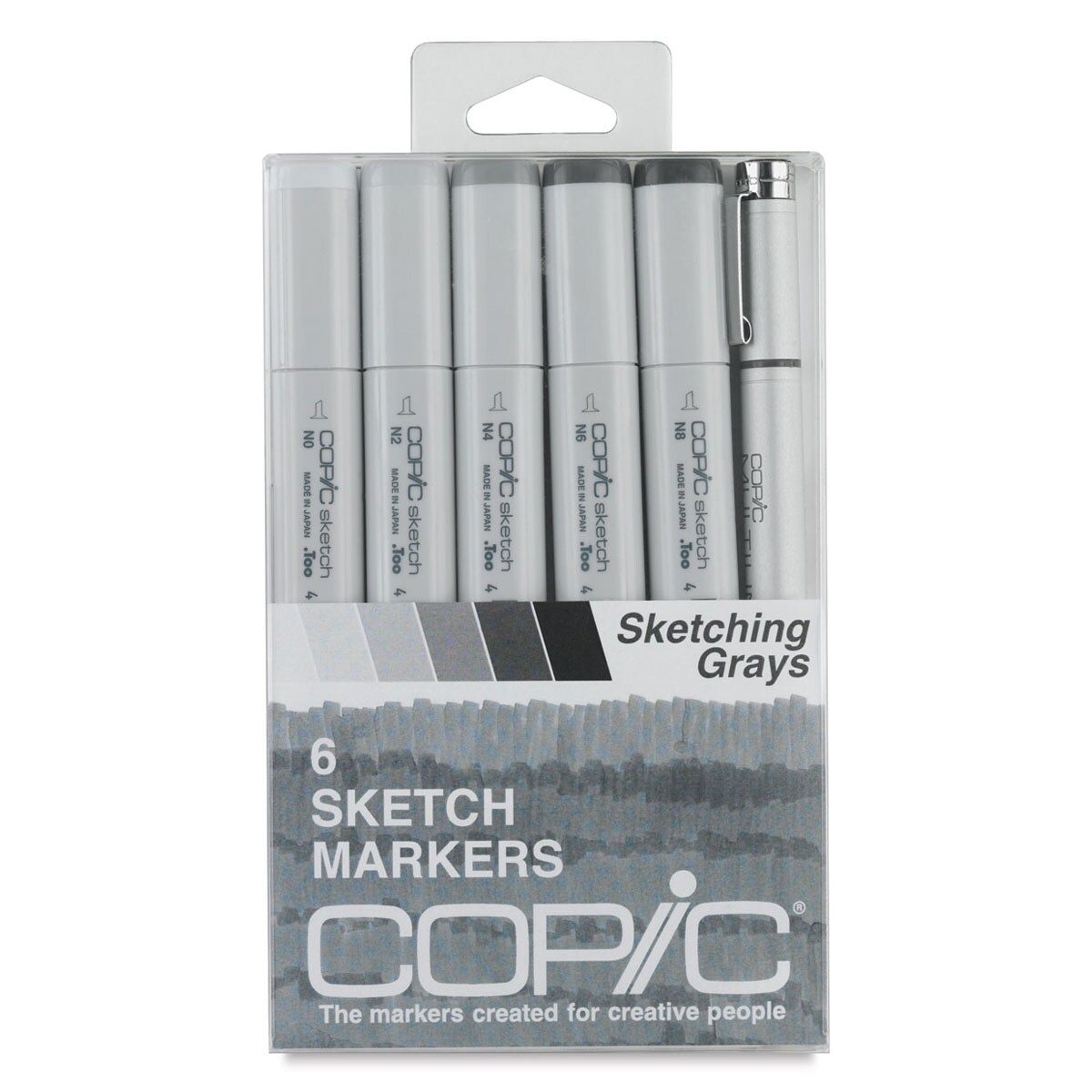 Copic Sketch Marker Set - Sketching Grays, Set of 6