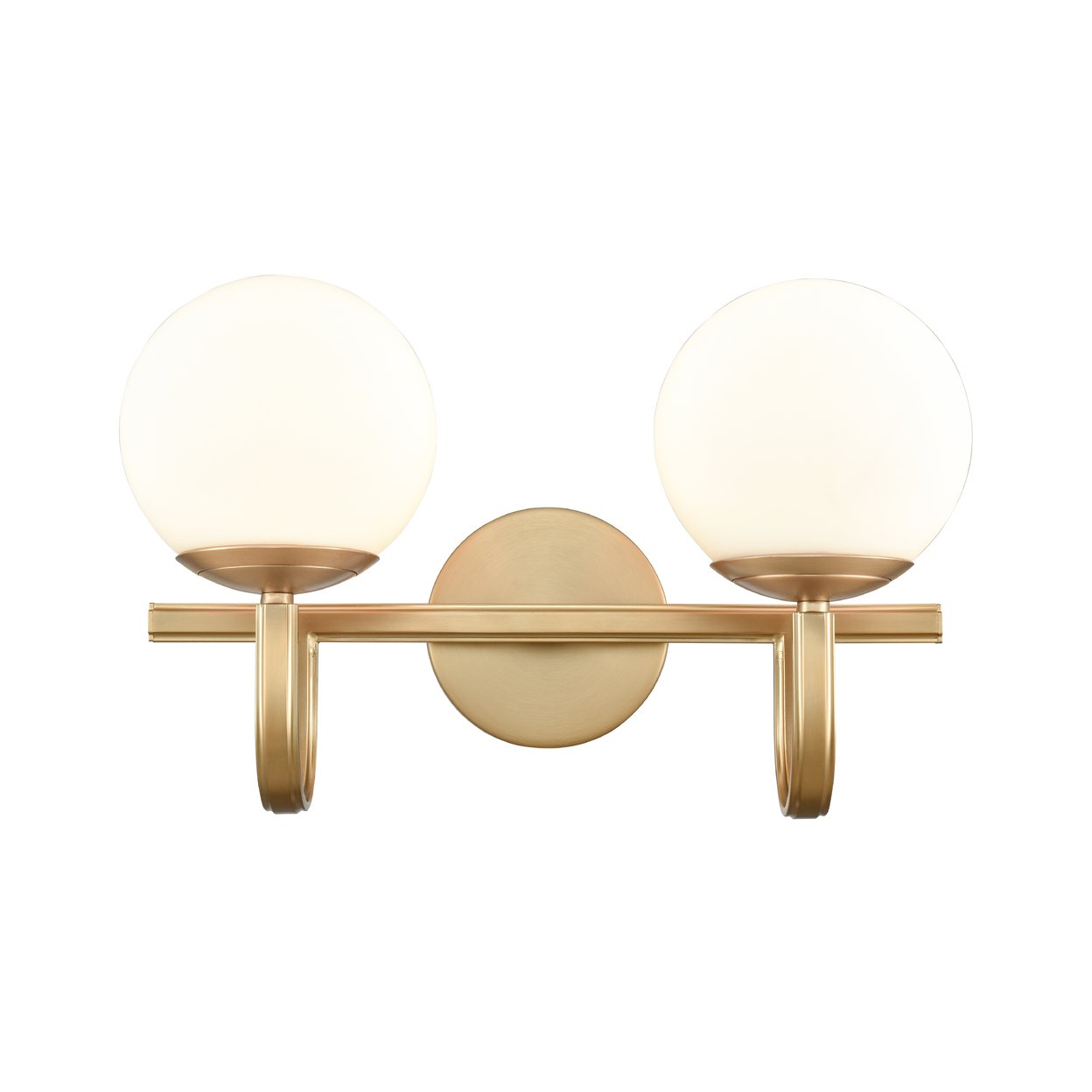 Caroline 16 Wide 2-Light Vanity Light - Brushed Gold