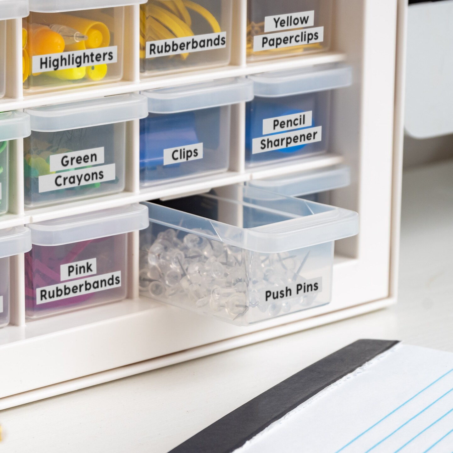 IRIS USA Stackable Storage Cabinet for Hardware Crafts, Small Parts Organizer Drawer, Compartment