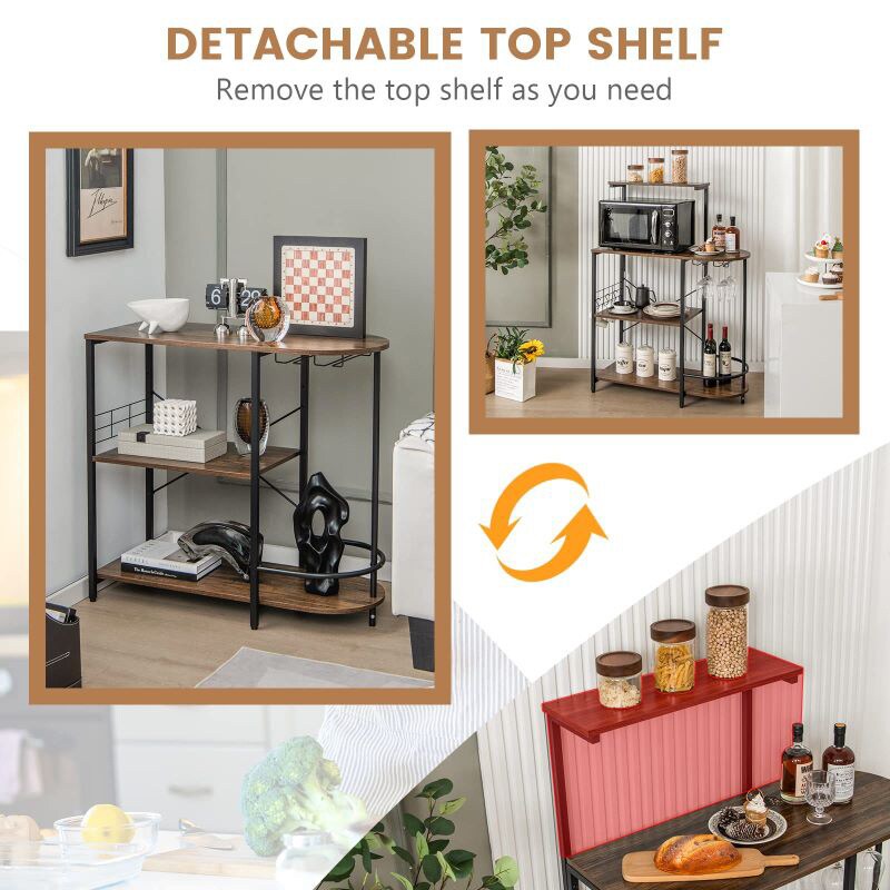 Multi-Tier Kitchen Storage &#x26; Organization Bakers Rack