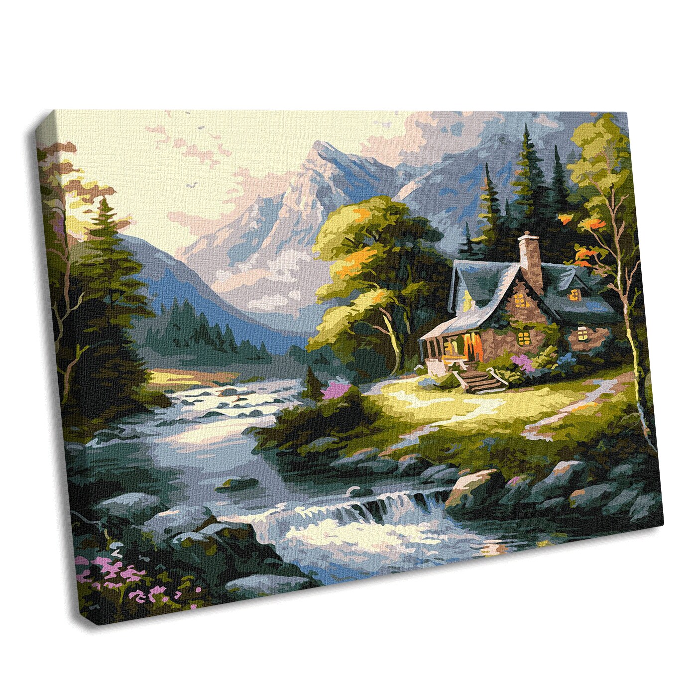 Painting by Numbers kit House in the mountains KHO6329