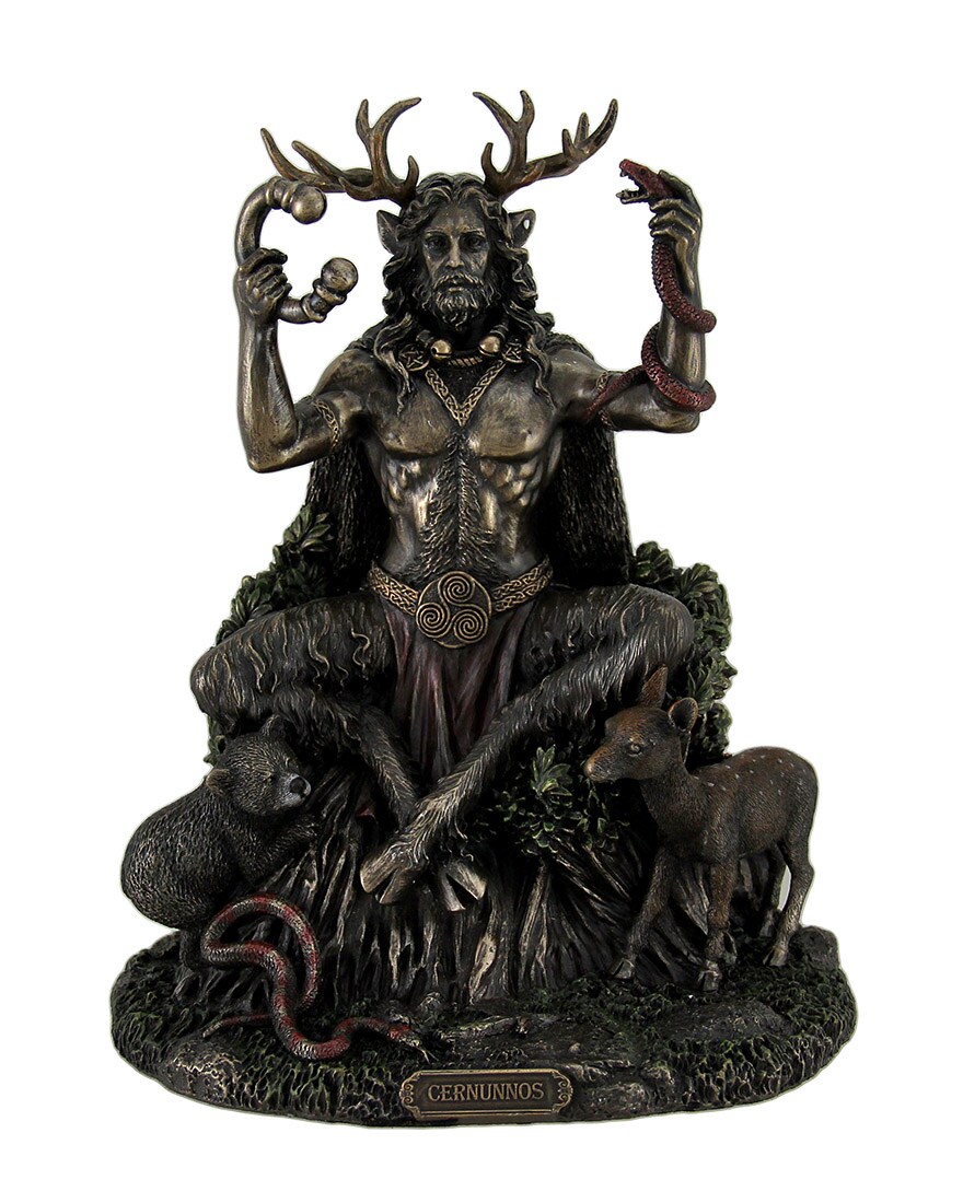 Cernunnos Celtic Horned God Of Animals And The Underworld Statue 9 Inch