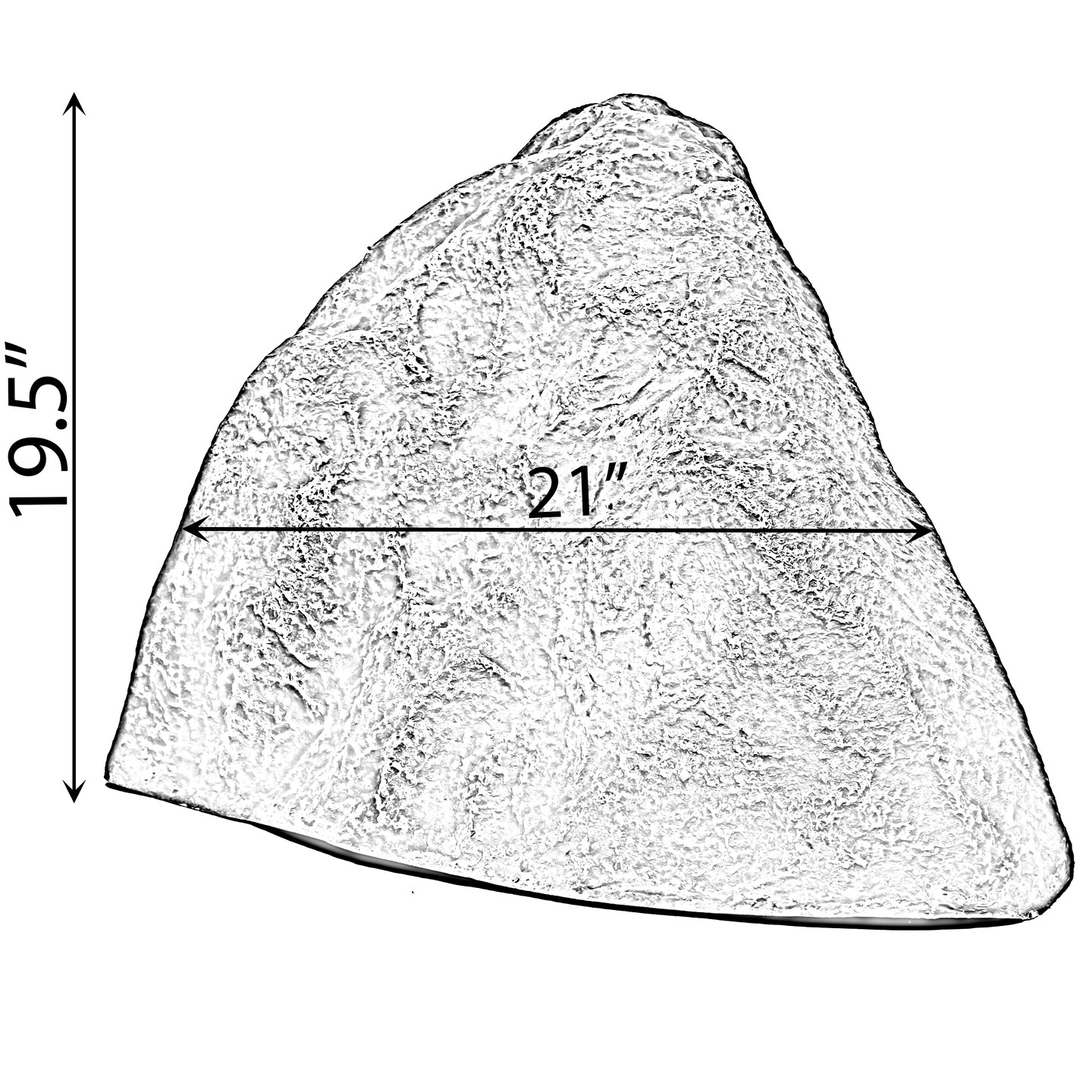 Outdoor Natural Artificial Arrow Rock Decor for Gardens, Lawns, and Landscapes