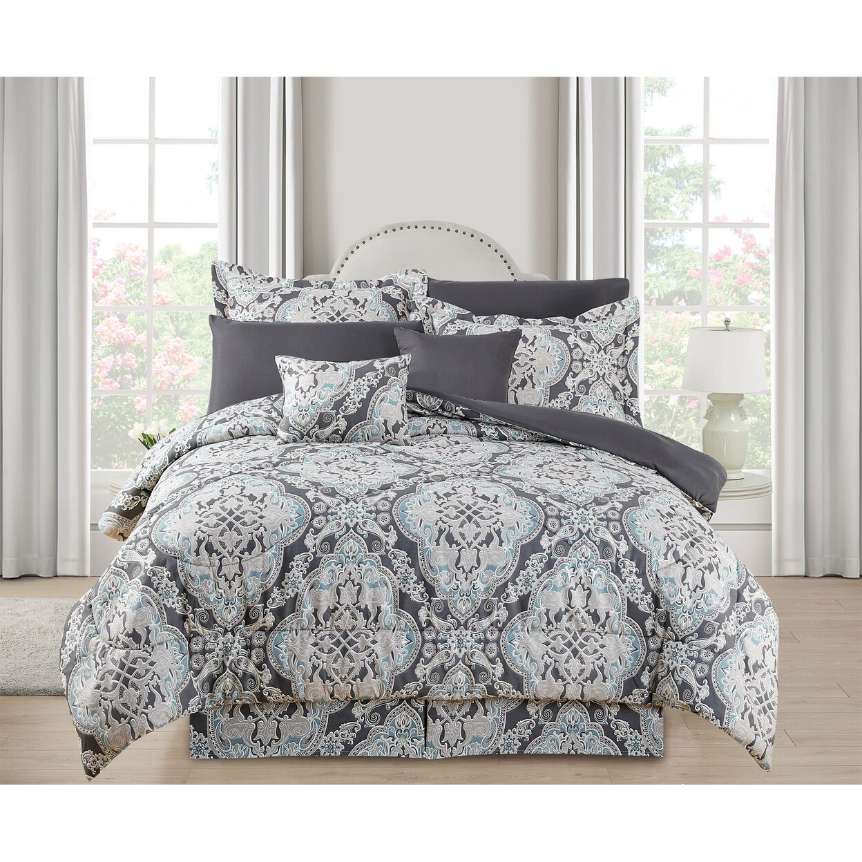 Kathy Ireland 10 Piece Bed In A Bag Comforter Set Queen Or King Ultra Soft