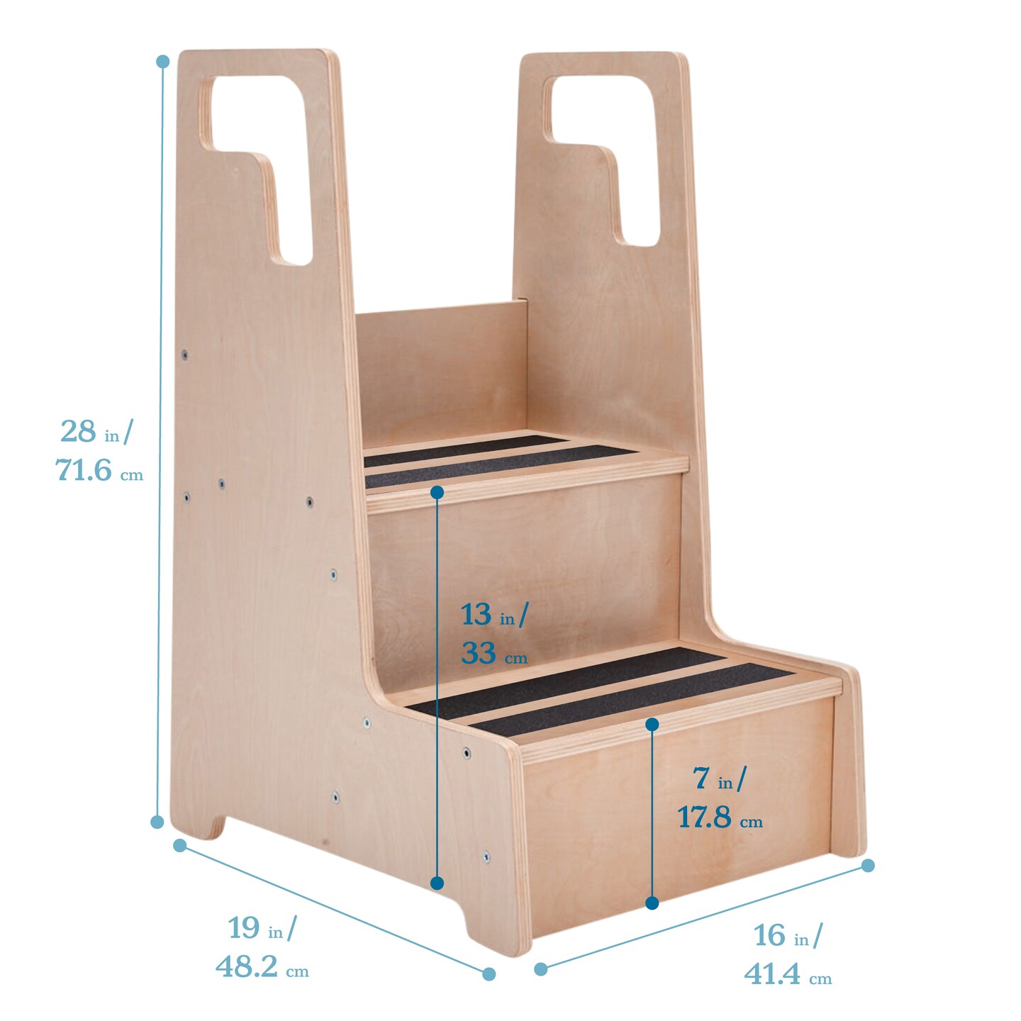 Reach-Up Step Stool with Handles, Kids Furniture