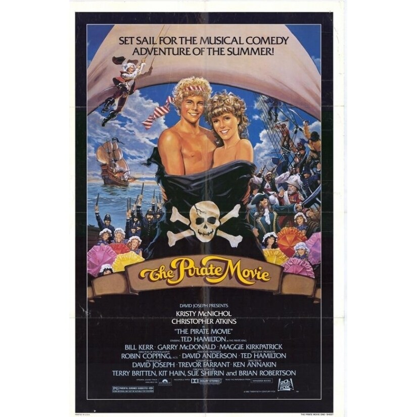 Pop Culture Graphics The Pirate Movie Movie Poster Print (27 x 40) - Item  MOVIH3254