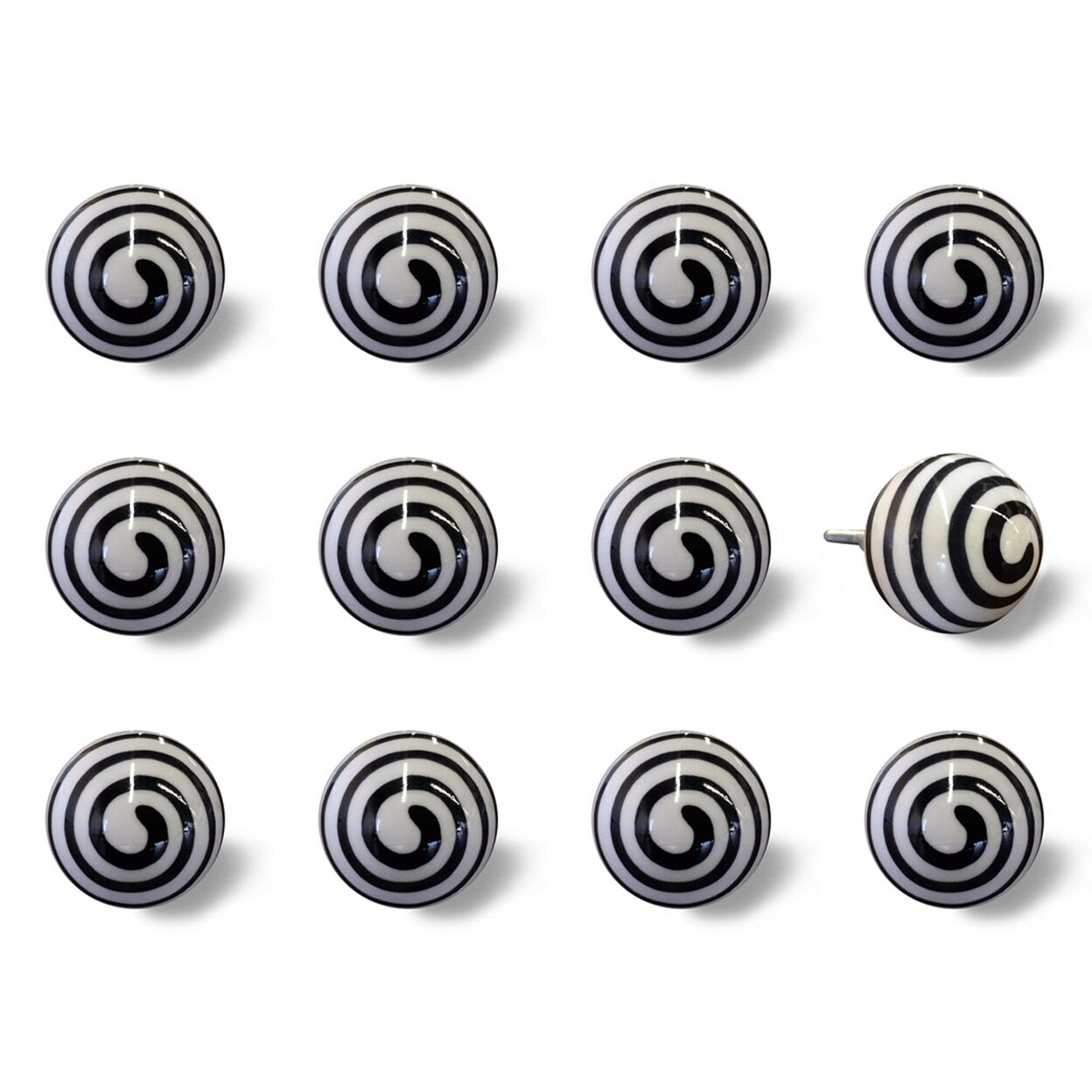 Knob-It    Classic Cabinet and Drawer Knobs  12-Piece  10