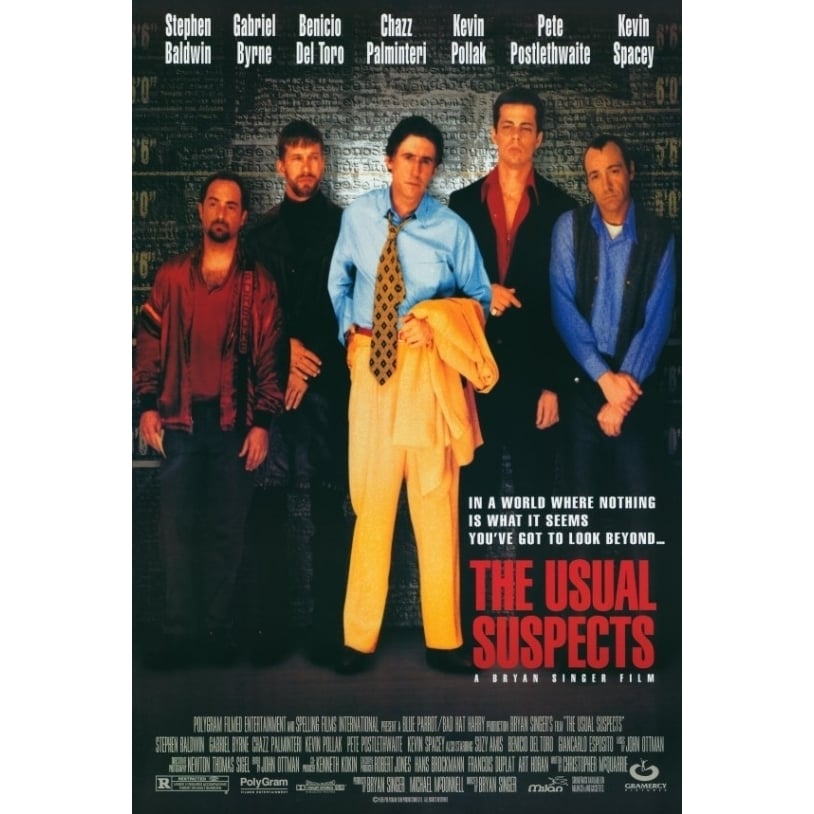 Pop Culture Graphics The Usual Suspects Movie Poster Print (27 x 40) - Item  MOVCF2193