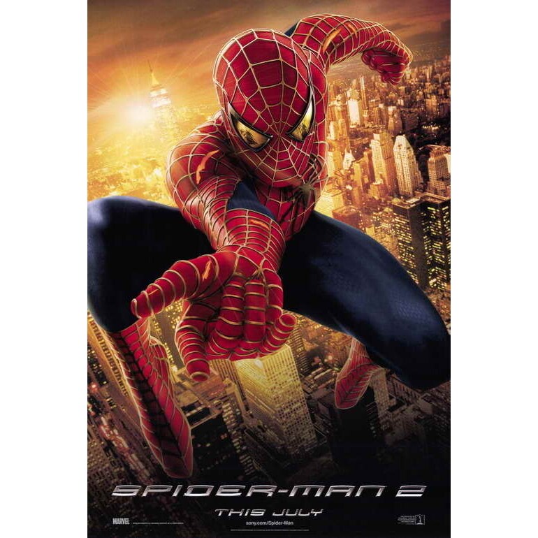 Pop Culture Graphics Spider-Man 2 Movie Poster Print (27 x 40) - Item  MOVEH9924