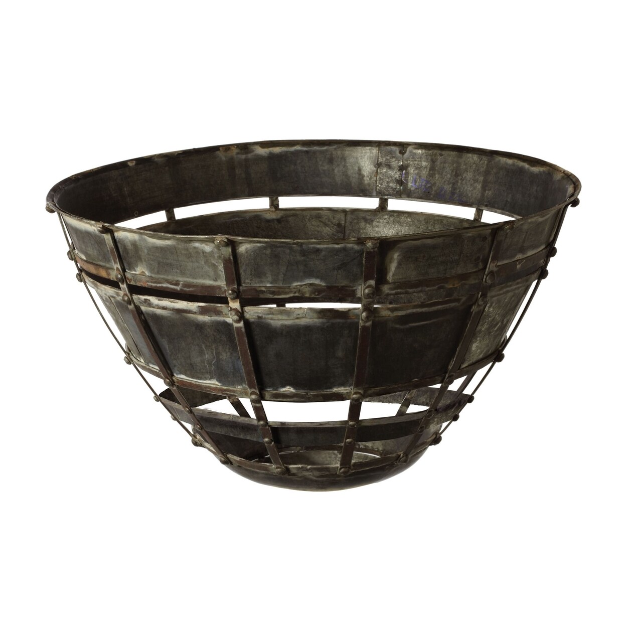 Elk Signature Colossal Fortress Bowl - Distressed Silver