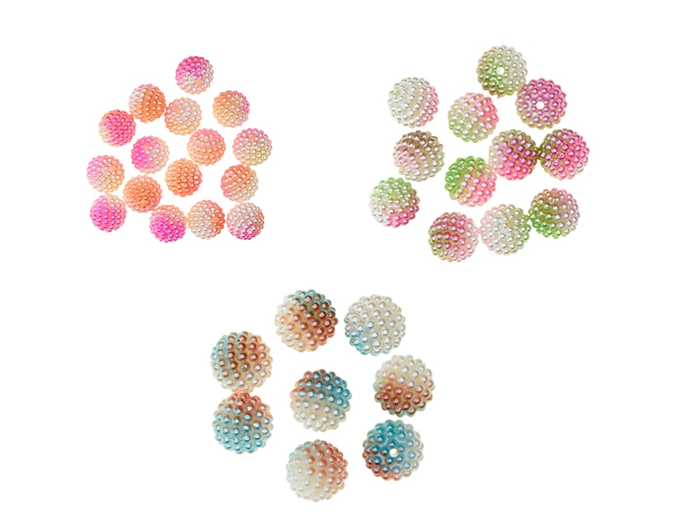 Craft Medley Rainbow Globe Beads 36/Pkg