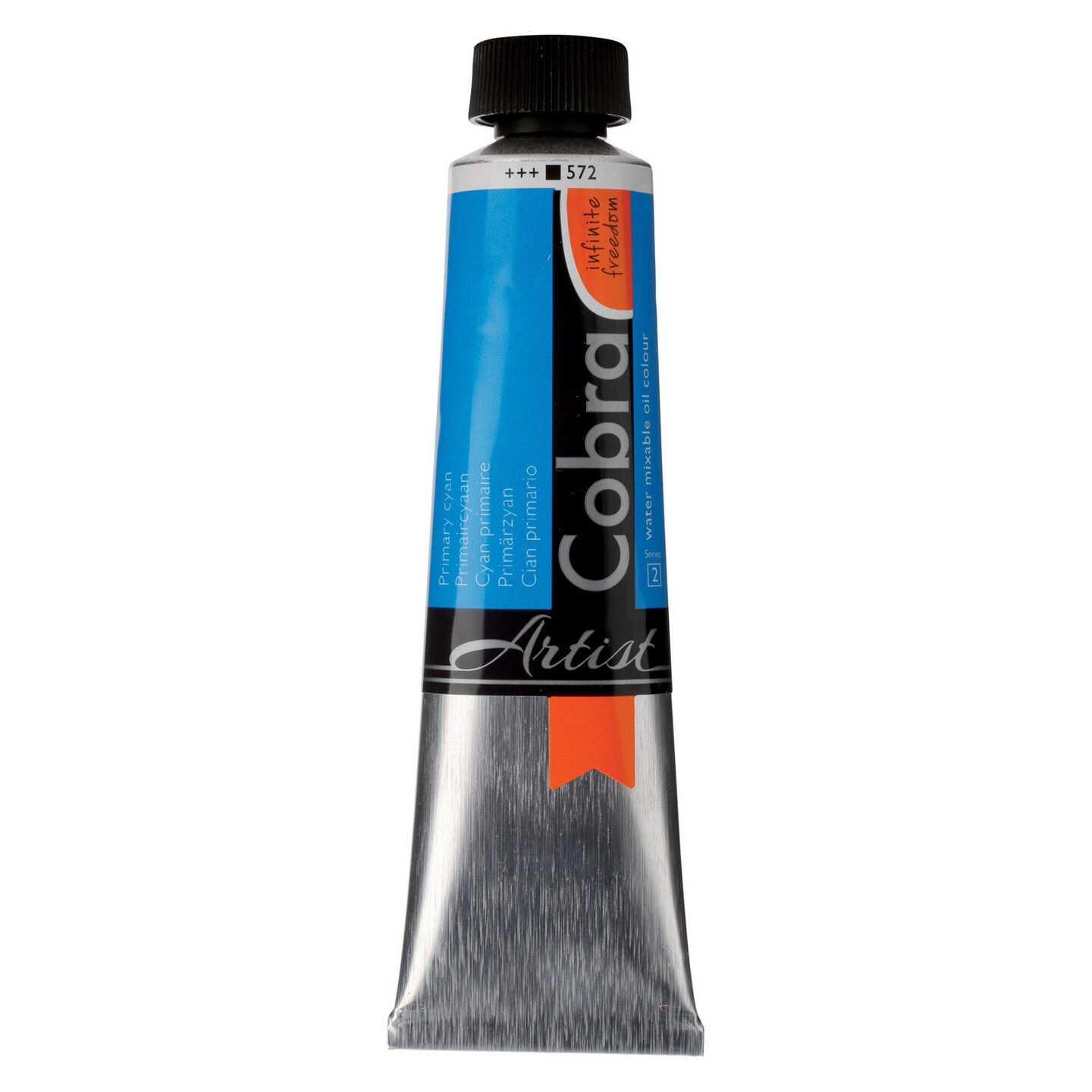 Royal Talens Cobra Artist Water Mixable Oil Color, 40ml, Primary Cyan ...