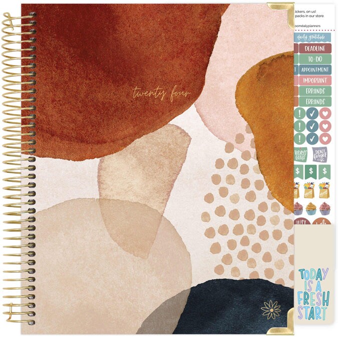 Bloom Daily Planners Planner Pen, Green Modern Abstract