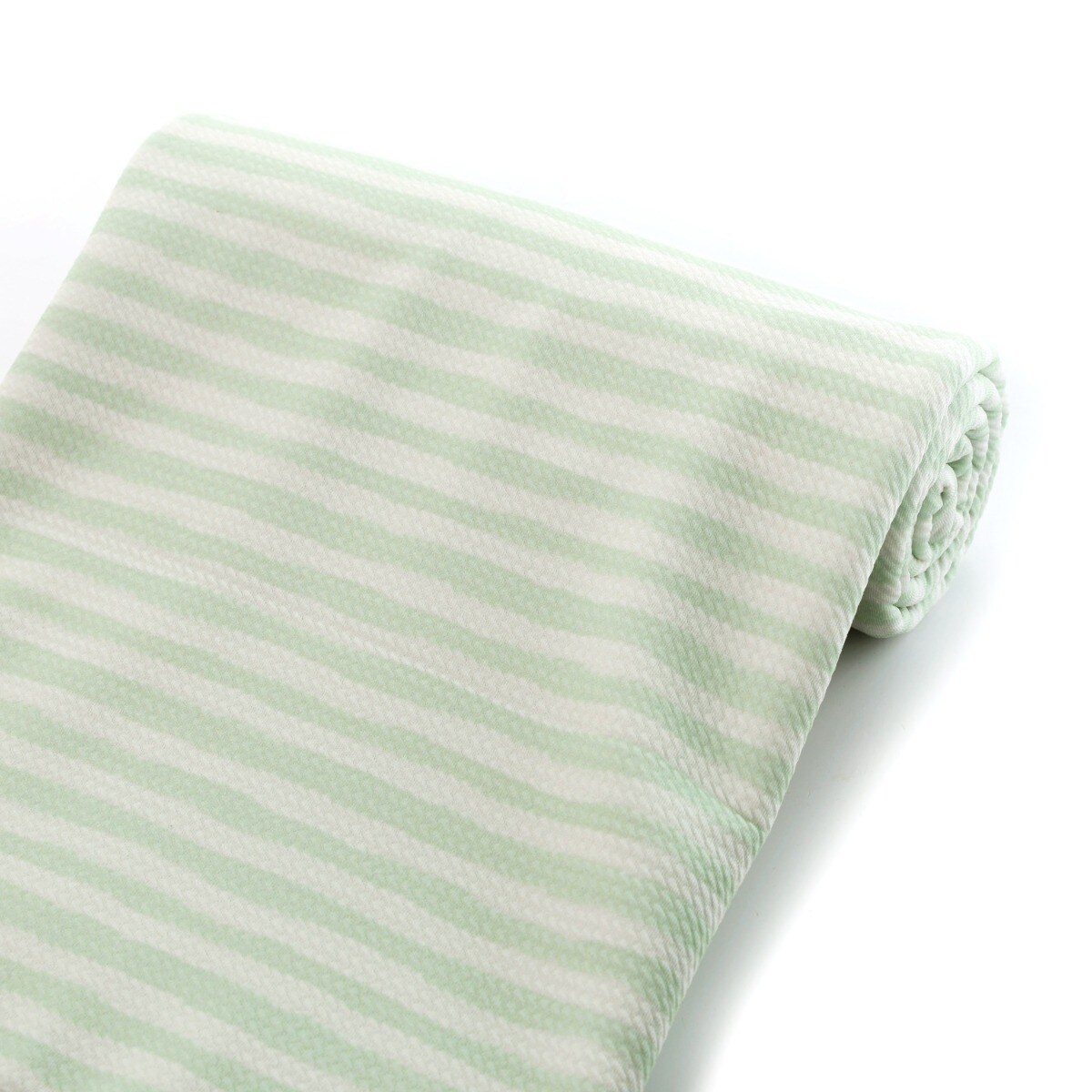 Sage Green Brush Stroke Stripes Bullet Fabric 6&#x22; Strip