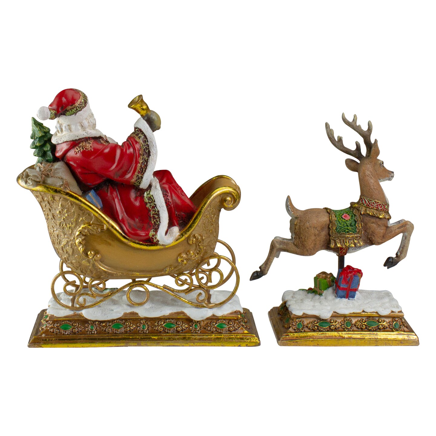 ROMAN Santa Claus and Reindeer Stocking Holders - Thumbnail 4