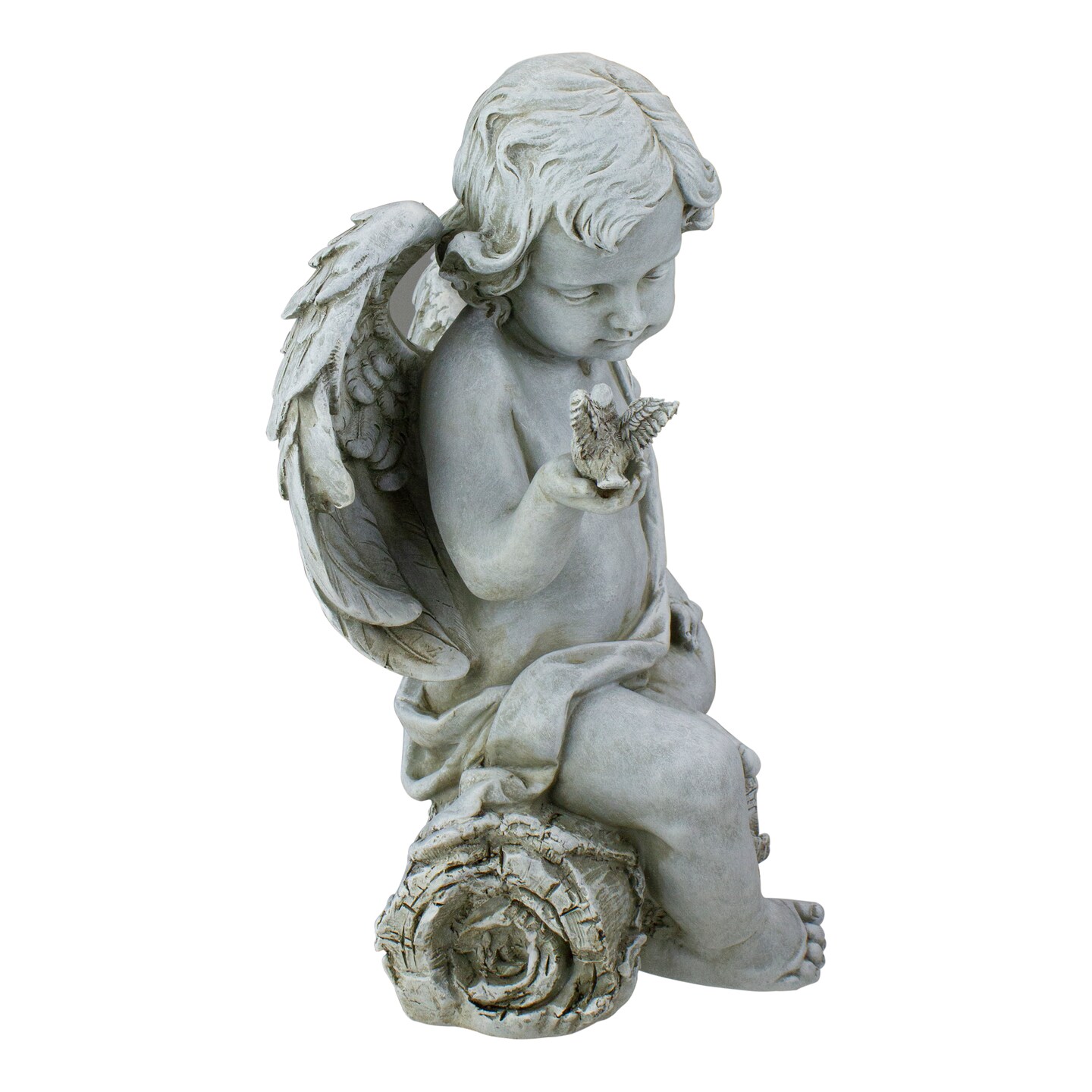 Joseph's Studio Cherub Angel with Dove Outdoor Garden Figure - Thumbnail 5