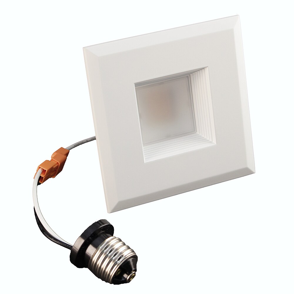 NICOR 3 in. White Square LED Recessed Downlight in 3000K