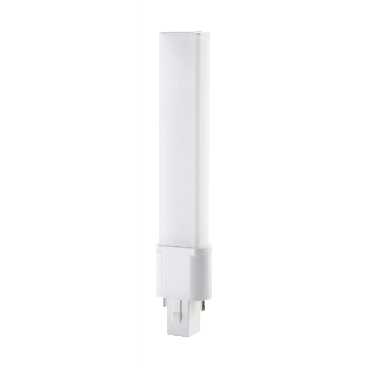 Satco S18400 4.5W LED PL 2-PIN 2700K G23 360deg Type B Ballast Bypass Lamp