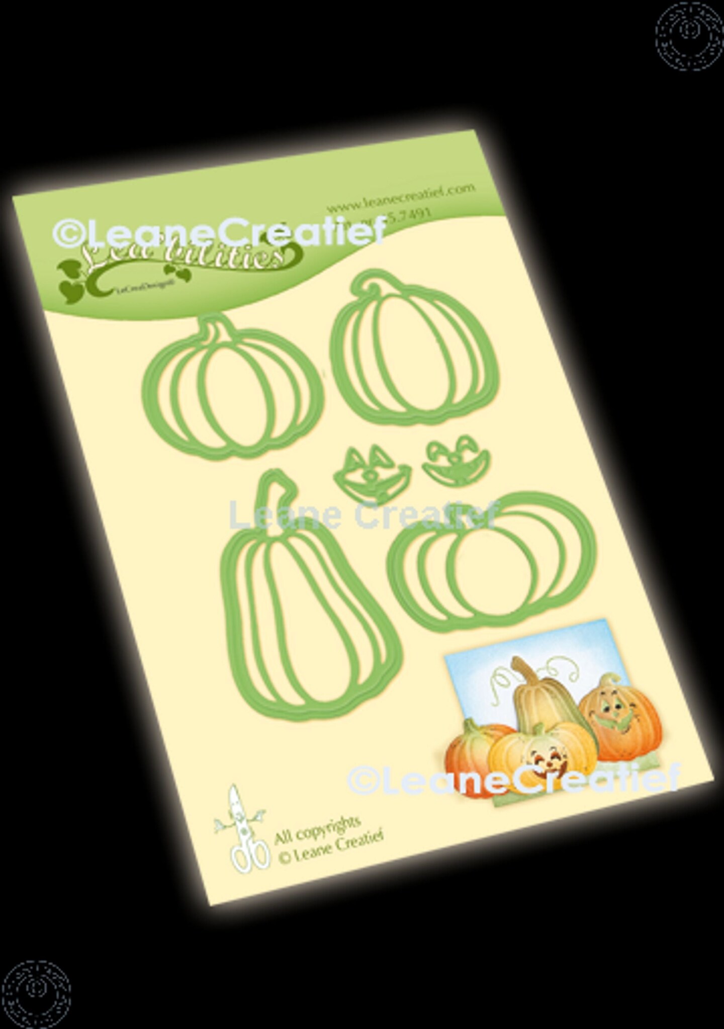 Leane Creatief Lea&#x2019;bilitie Pumpkins Cut And Embossing Die