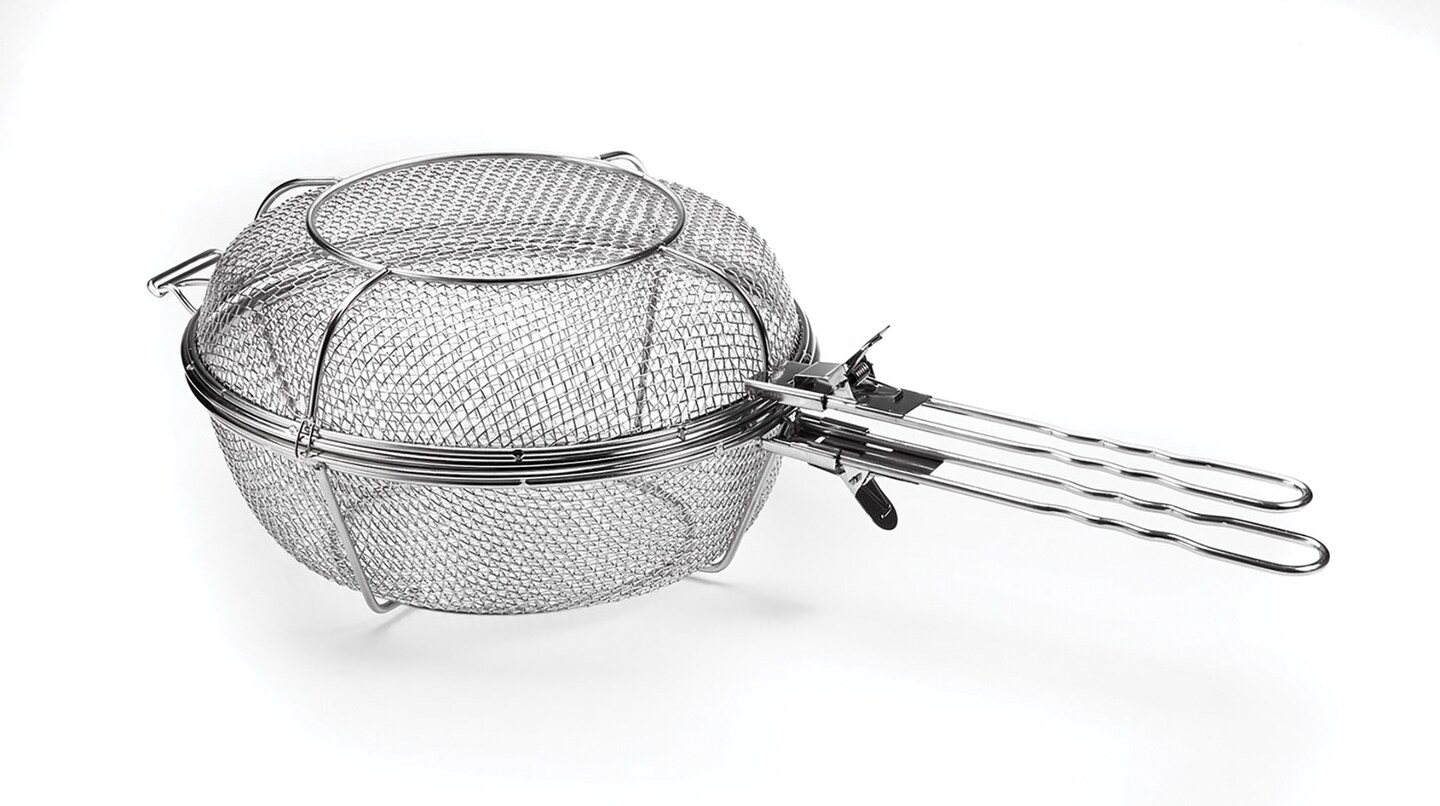 Metallic Steel 3 in 1 Chef Basket
