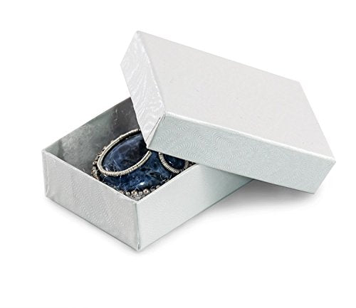 White Swirl Jewelry Box #11 (Case of 100)