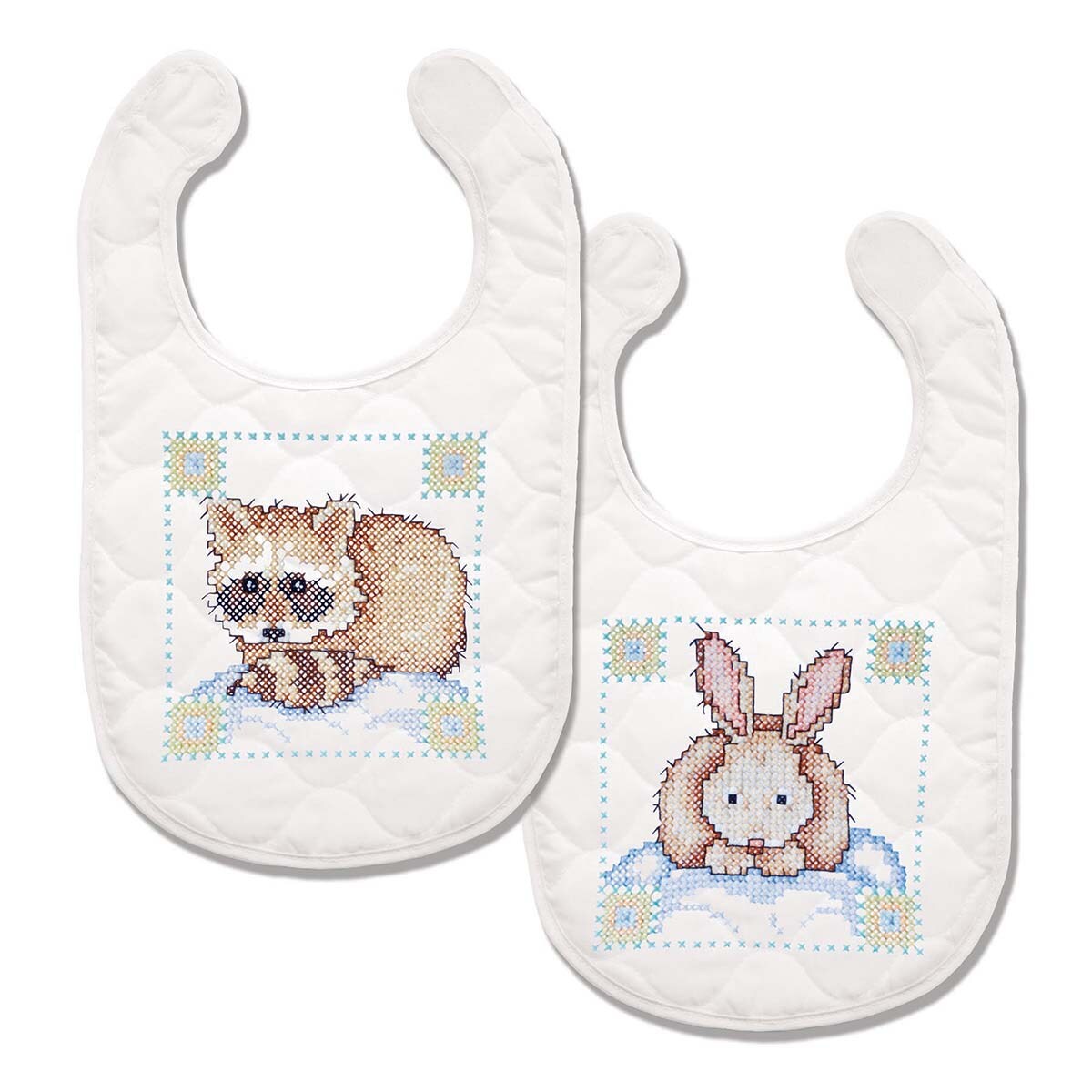 Design Works  Gift From Heaven Bibs Stamped Cross-Stitch Kit