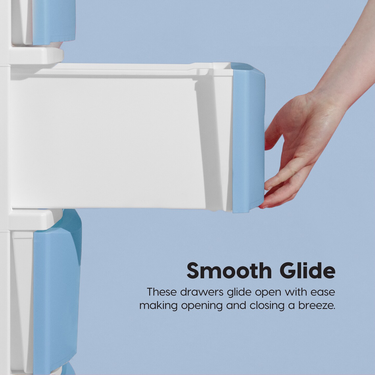 IRIS USA Plastic 4 Drawer Storage Cart, Organizer Unit for Bedroom, Closet, Kitchen, Bathroom, Laundry Room, Dorm