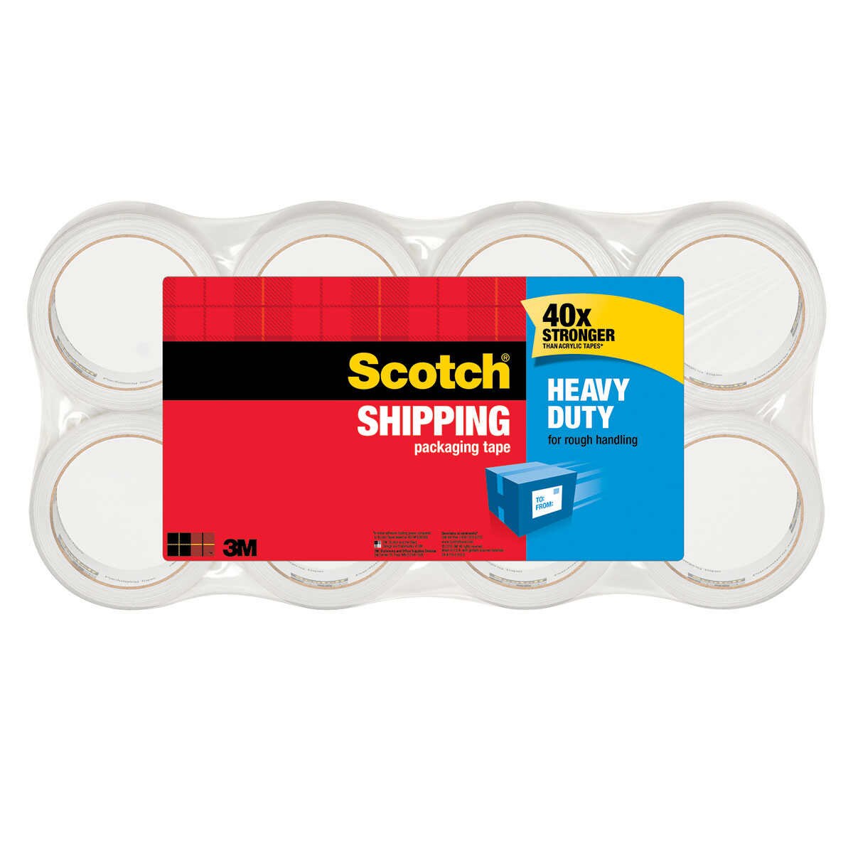 Scotch   Heavy Duty Packaging Tape 8-pack