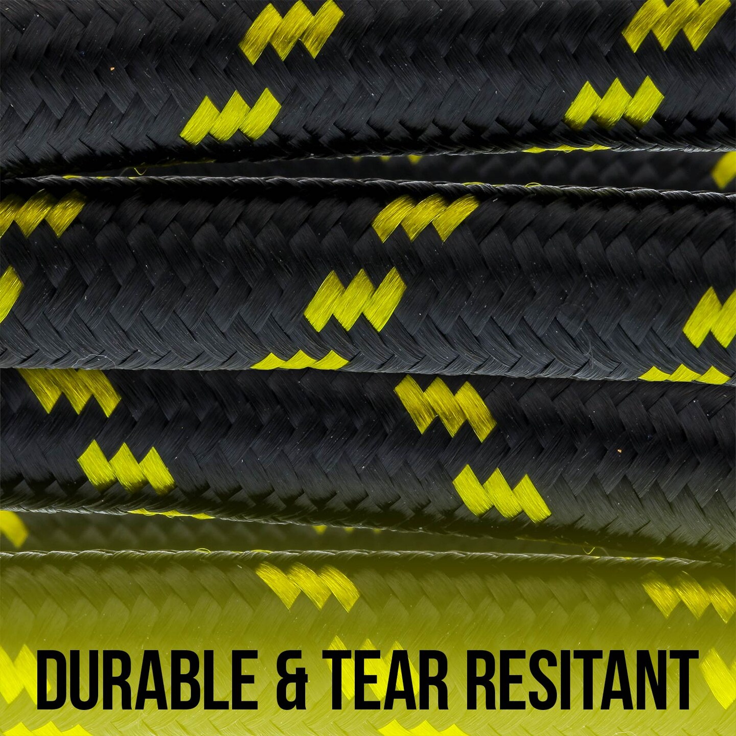 Premium 6 Foot Nylon Braided Airbrush Hose - 1/8" BSP Air Brush Adapter Fitting Connectors on Both Ends (Hose color may vary)