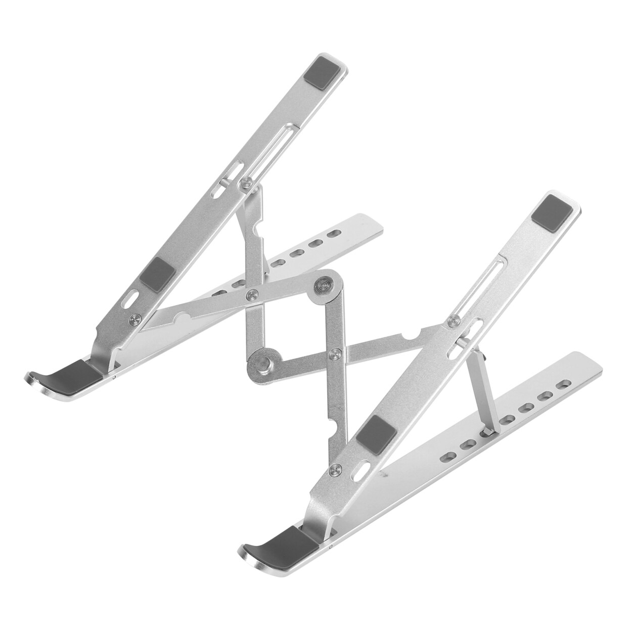 Aluminum Laptop Stand Adjustable Foldable Portable Silver For 15 6 Inch Aluminum Laptop Stand Adjustable Foldable Portable Silver For 15 6 Inch