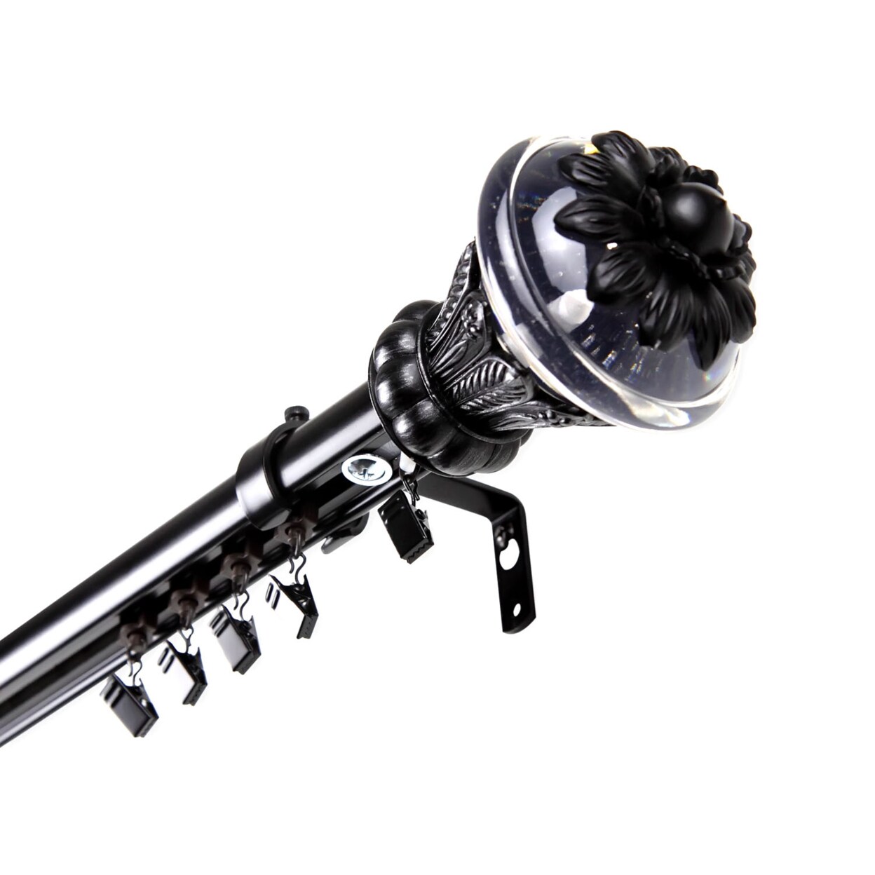 Rod Desyne Paradise Traverse Rod 48-86 inch - Black