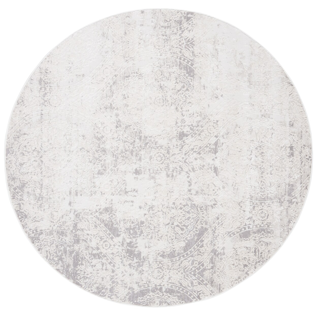 Safavieh Princeton Collection Prn715G Grey / Beige Rug Transitional Rug