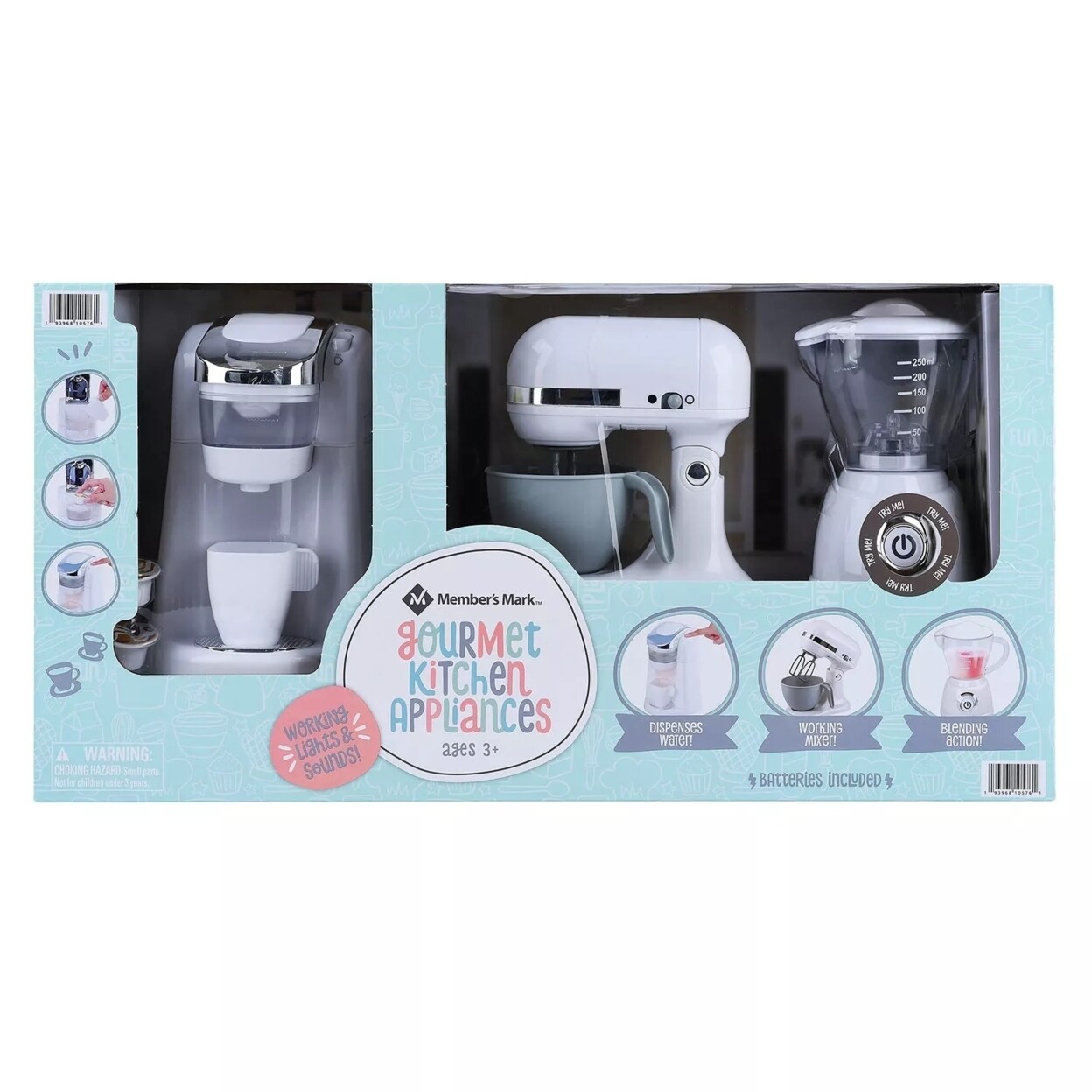 Member's Mark Members Mark Gourmet Kitchen Appliance Set, White