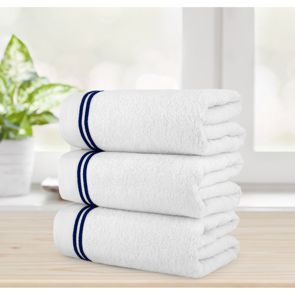 Turkish Cotton Bath Towel Set - White | The Company Store