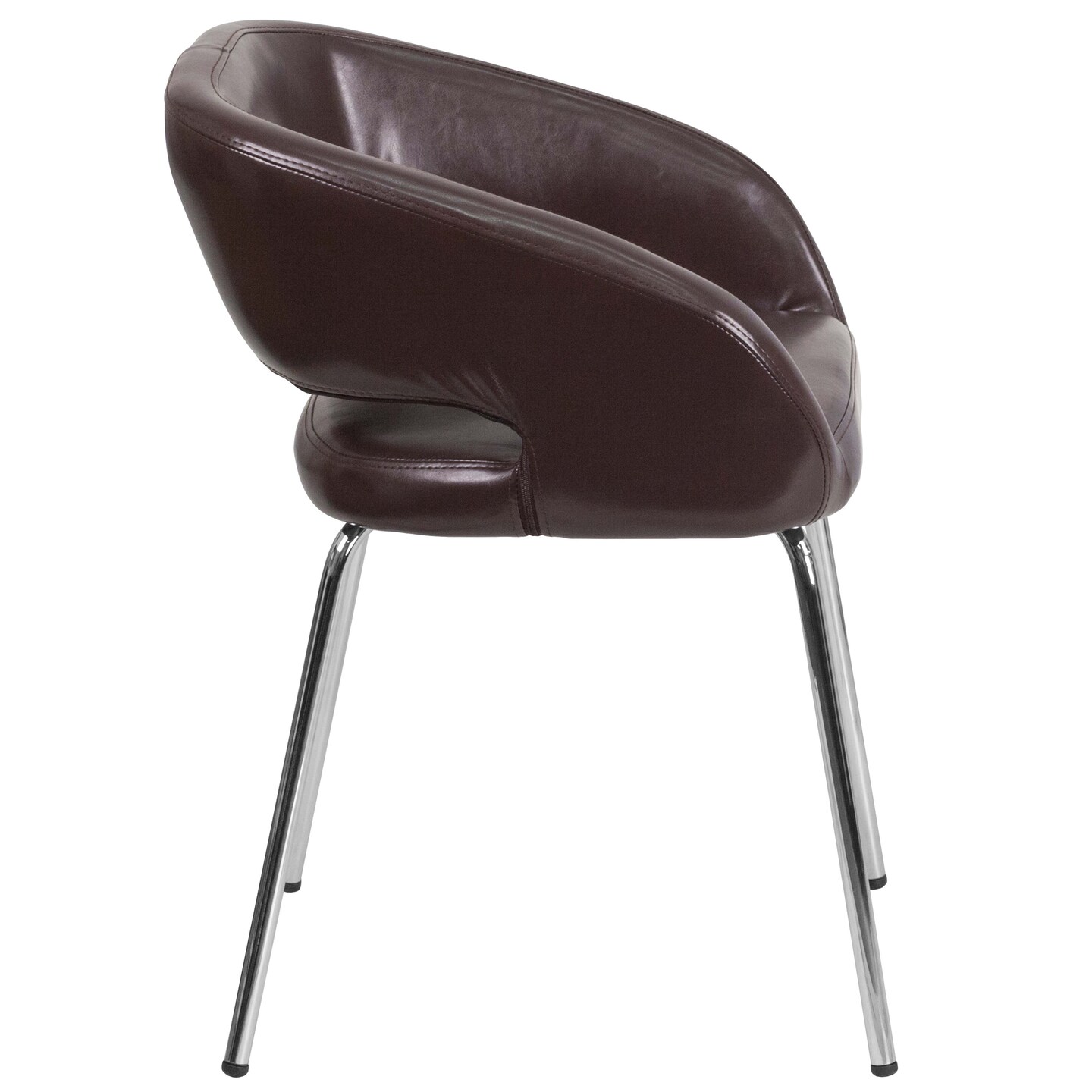 Emma and Oliver Contemporary LeatherSoft Side Reception Chair