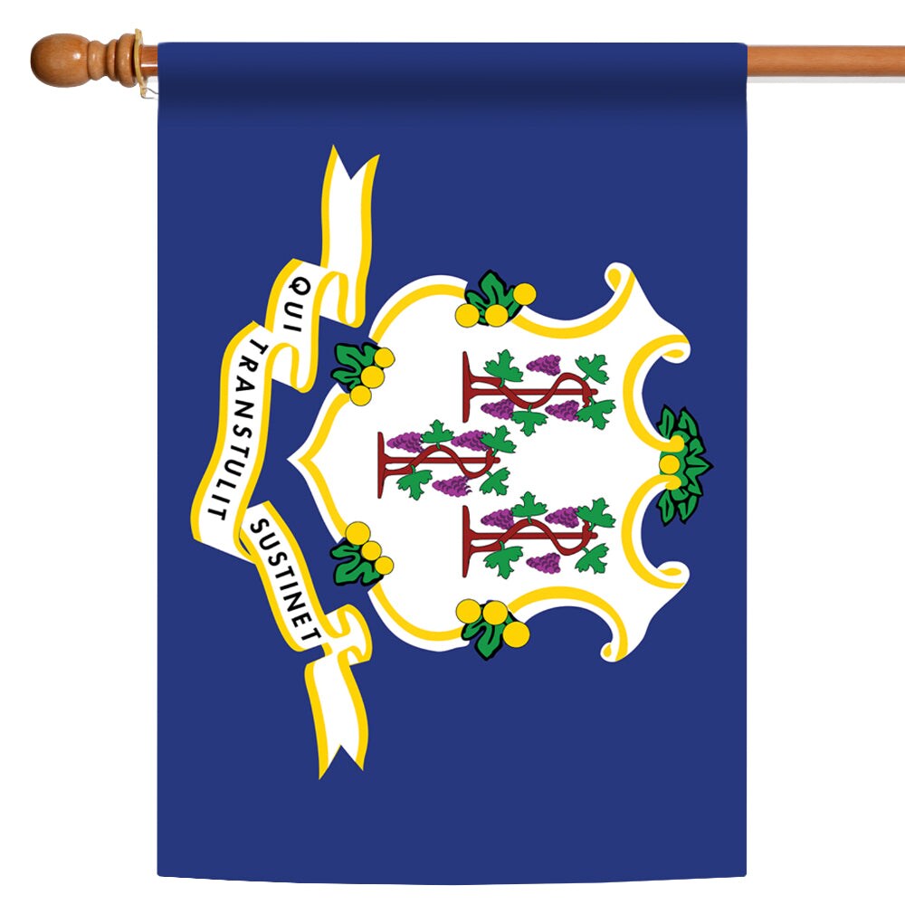 Connecticut State Flag Decorative  Flag