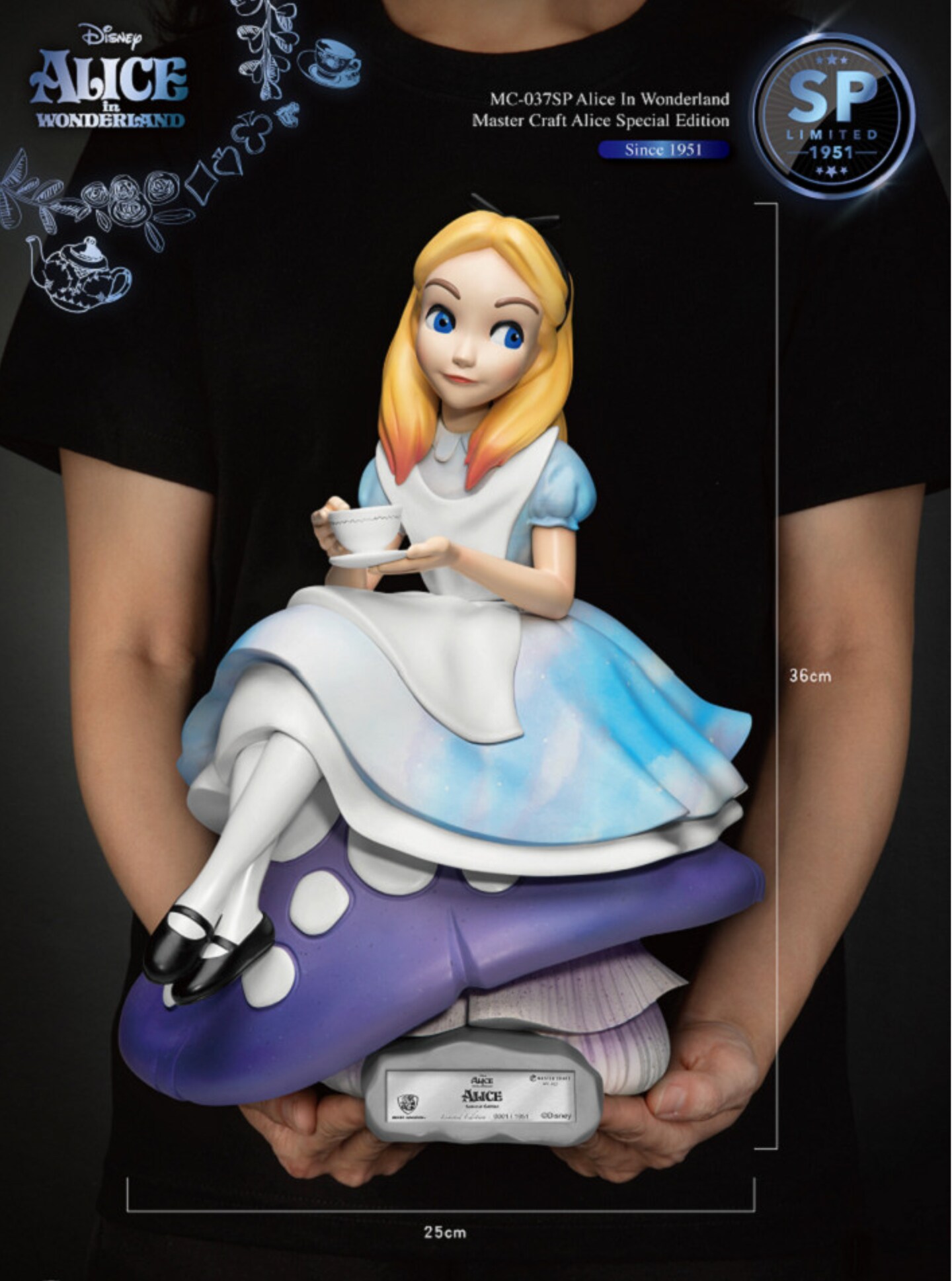 Alice In Wonderland Special Edition Master Craft Statue Table Top