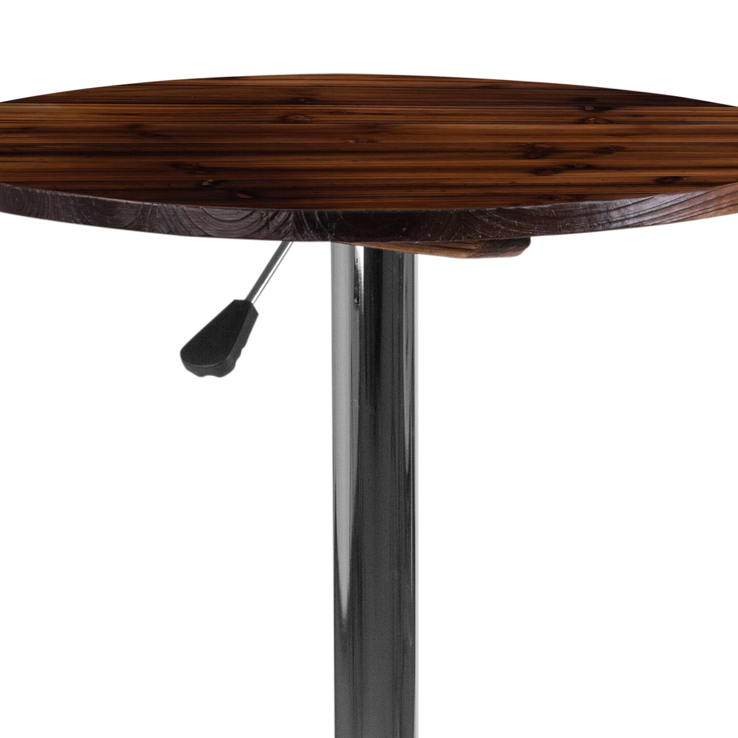 Emma and Oliver 23.5'' Round Adjustable Height Wood Table (Adjustable Range 26.25'' - 35.5'')