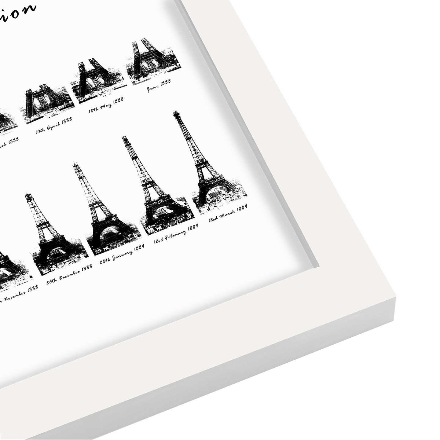 Eiffel Tower Construction by Nuada Frame  - Americanflat