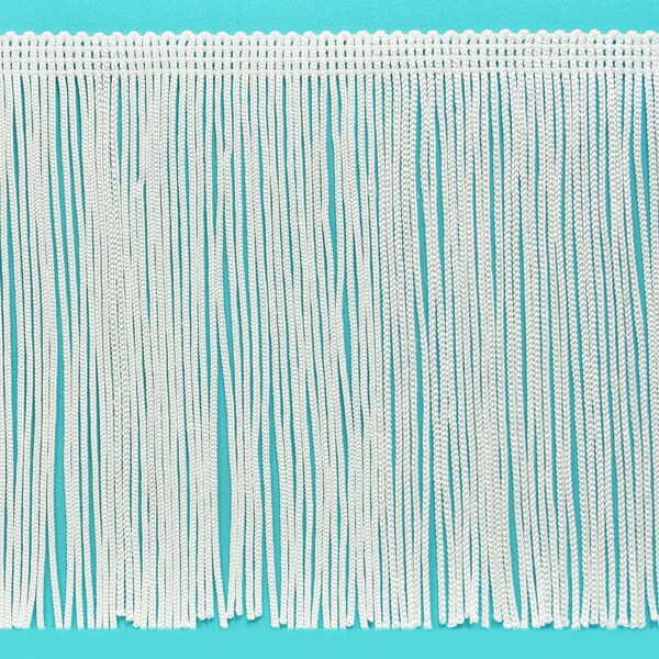 5 Yards of 6" Chainette Fringe Trim, Polyester, Decorative, Versatile for Costumes
