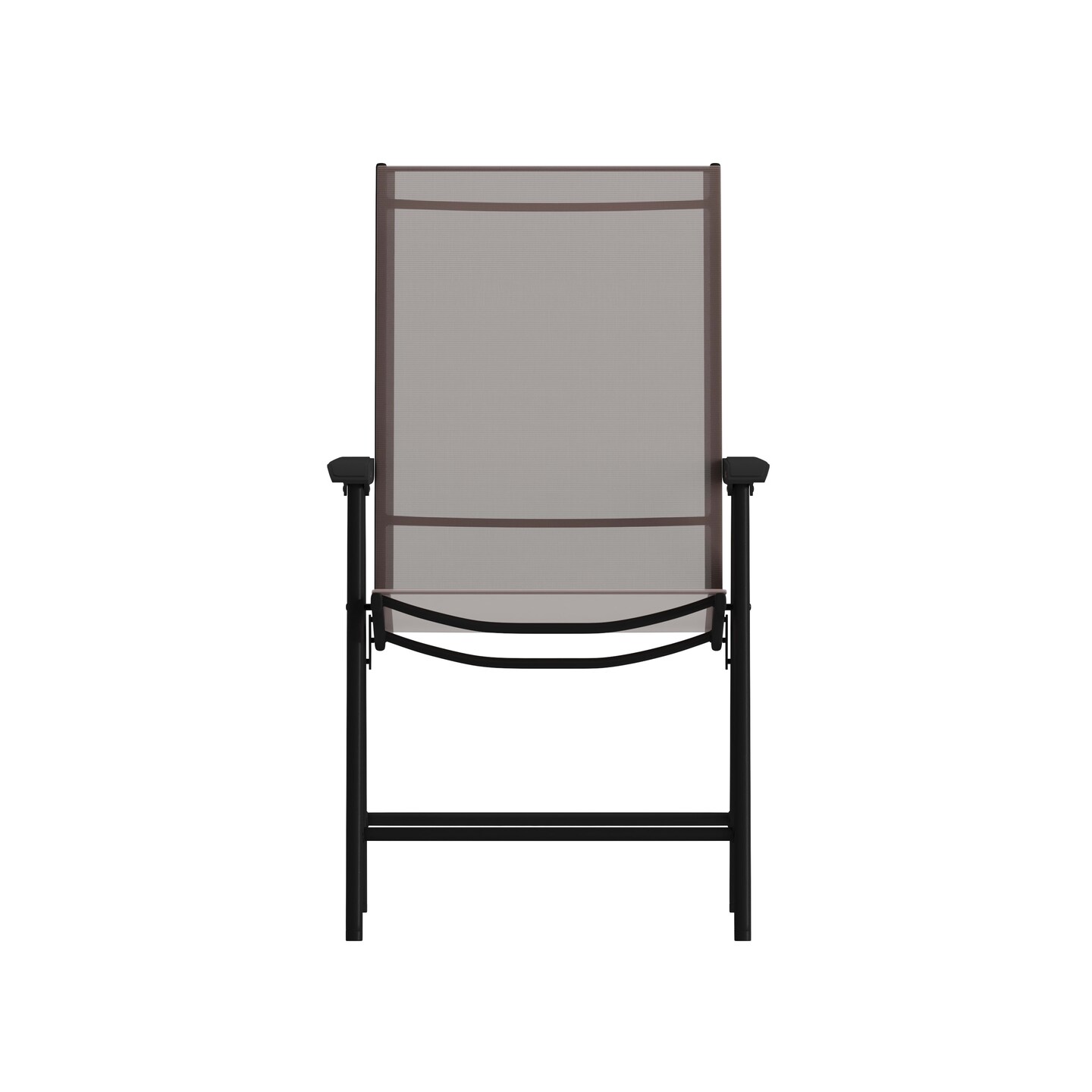 Emma and Oliver Outdoor Folding Patio Sling Chair / Portable Chair (2 Pack)