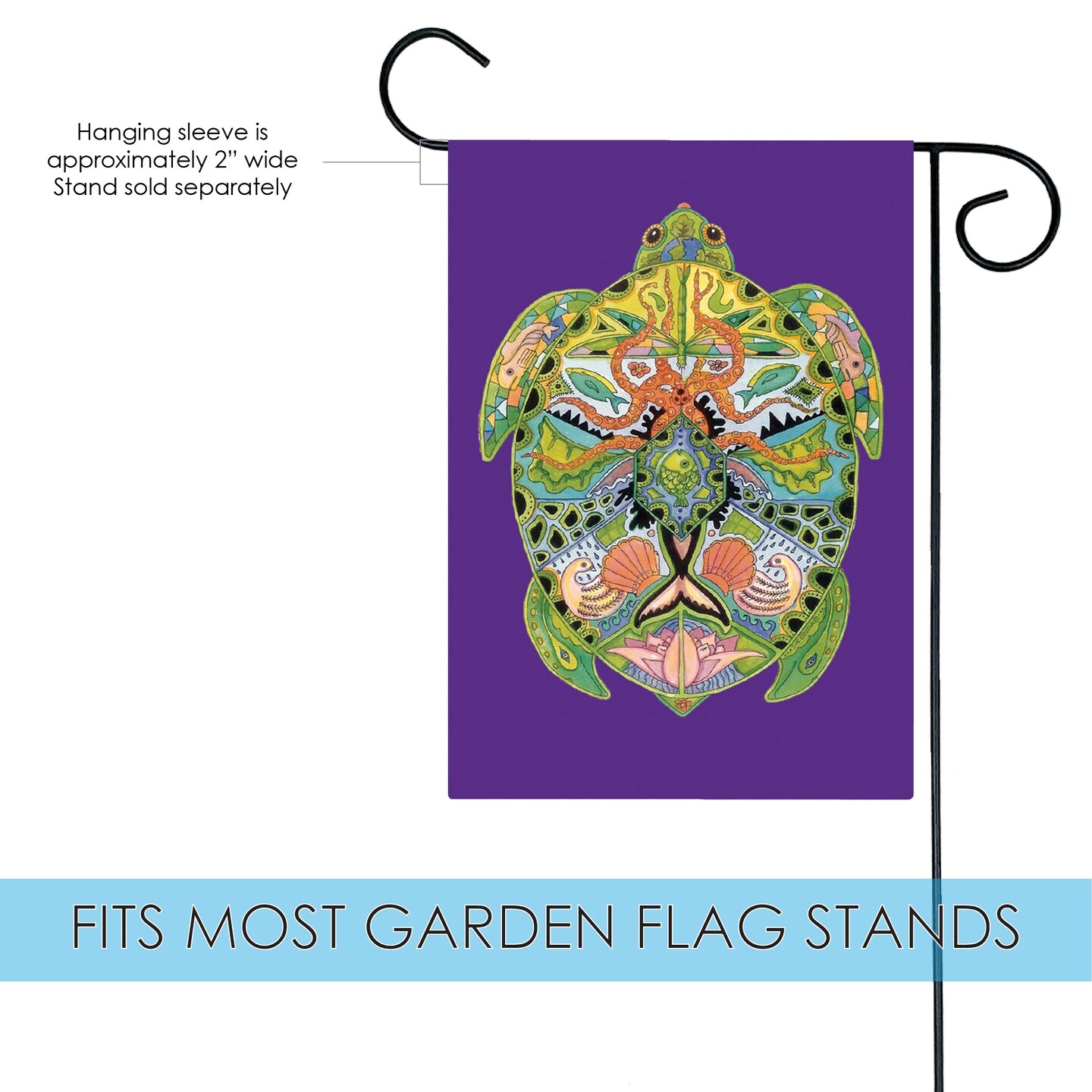 Animal Spirits- Sea Turtle Decorative Sea Turtle Flag