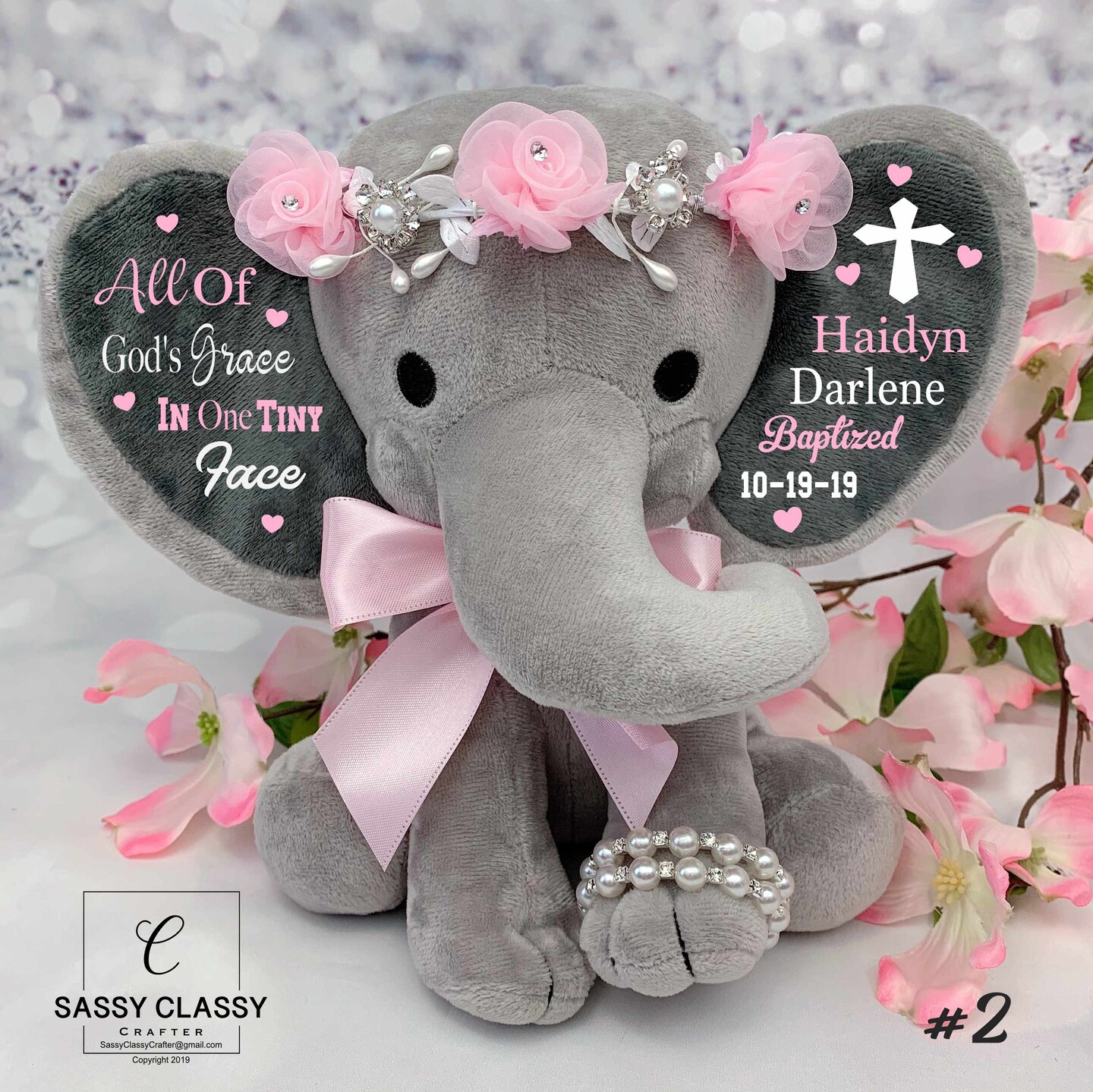 Pink Unique Baptism Gifts For Girl All Of God's Grace In One Tiny