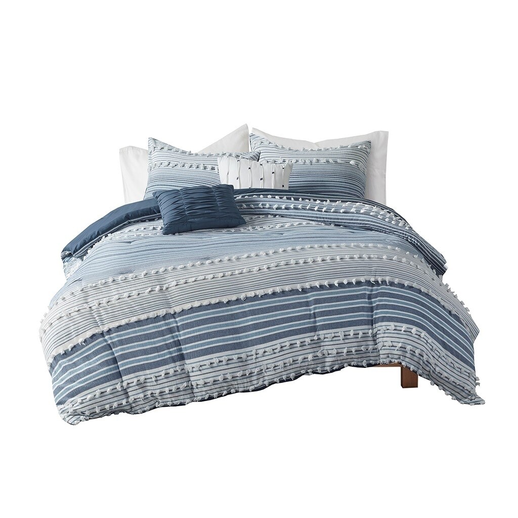 Gracie Mills Hector Pure Bliss Cotton Comforter Ensemble - Grace-12644