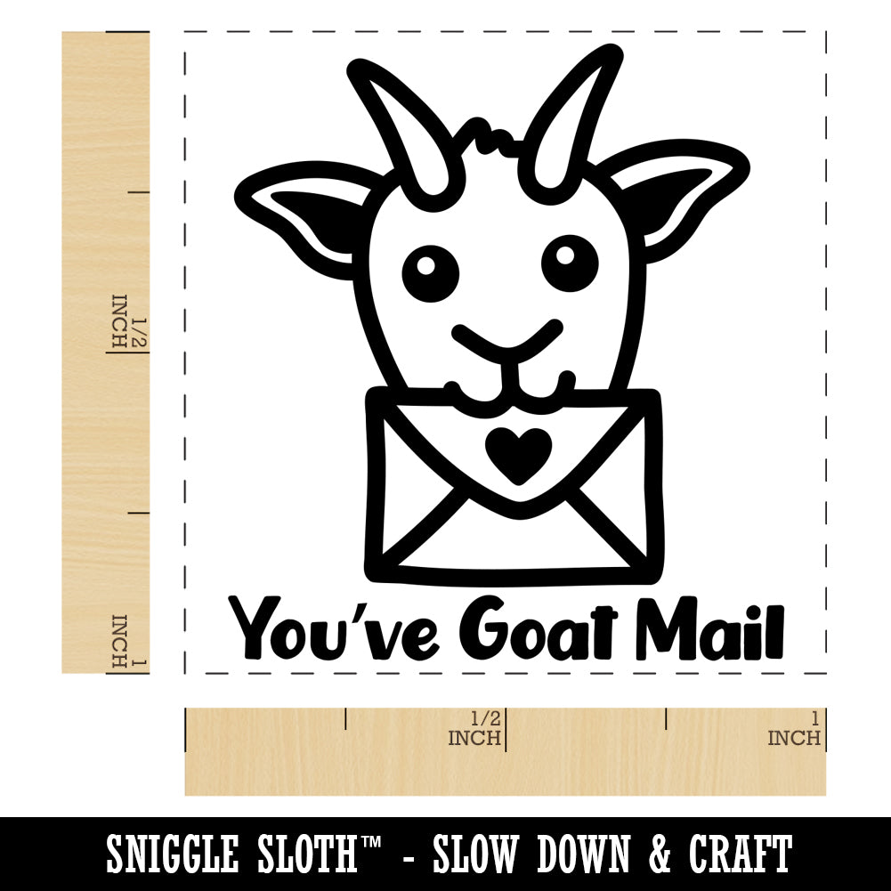 You've Got Goat Mail Self-Inking Rubber Stamp Ink Stamper | Michaels