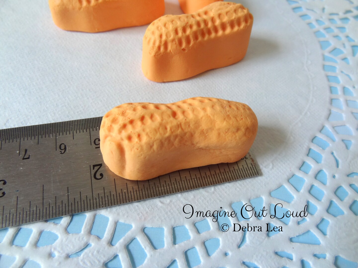 Set of Fake Candy Faux Orange Circus Peanuts Halloween Trick or Treat Candies Photo Props Display product 4